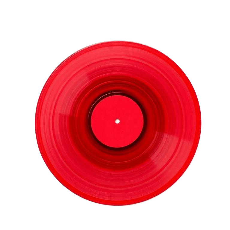 Translucent Red vinyl record